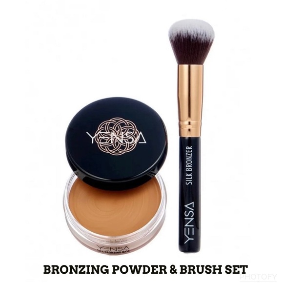 YENSA Makeup Yensa Bronzer Brush Duo Poshmark